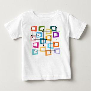 Camiseta Para Bebê Moderno do século Médio Atômica