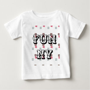 CAMISETA PARA BEBÊ MODERNO FUNNY KID'S BLACK