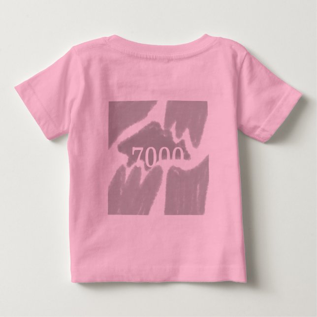 CAMISETA PARA BEBÊ MODERNO MODERNO MODERNO SIMPLES CHIC ELEGANTE MONO (Verso)