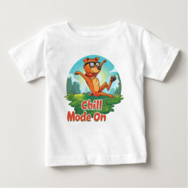 Camiseta Para Bebê Modo Chill Dog