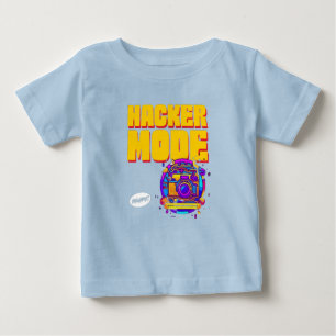 Camiseta Para Bebê Modo Hacker