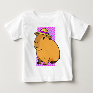Camiseta Para Bebê Modo Relaxado do Capivara