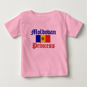 Camiseta Para Bebê Moldávia Princesa