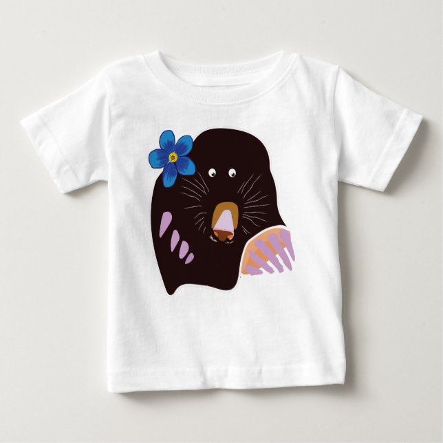Camiseta Para Bebê Mole Drawing Baby Bodyfato (Frente)
