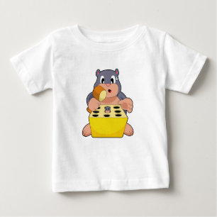 Camiseta Para Bebê Mole Game