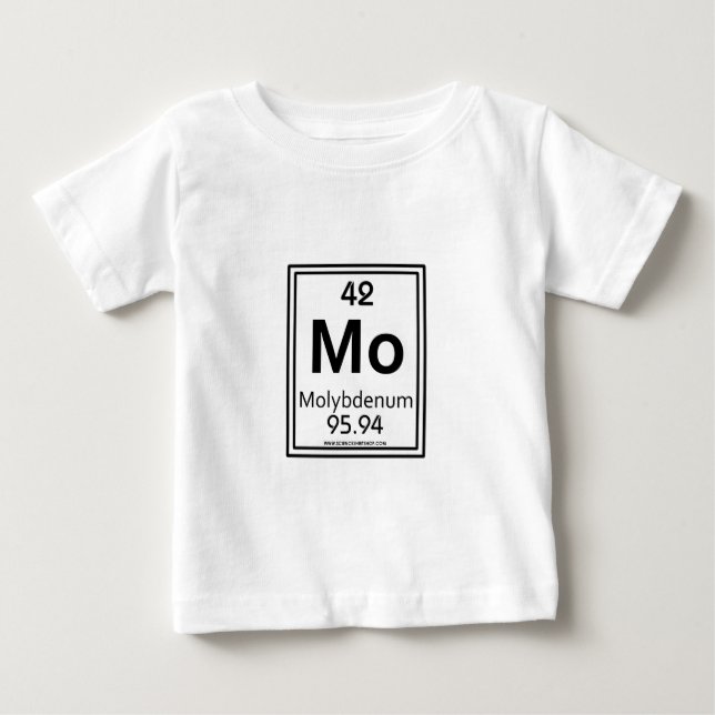 Camiseta Para Bebê Molibdênio 42 (Frente)