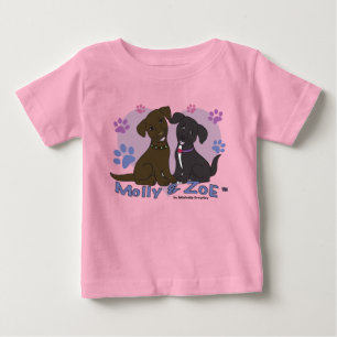 Camiseta Para Bebê Molly & Zoe