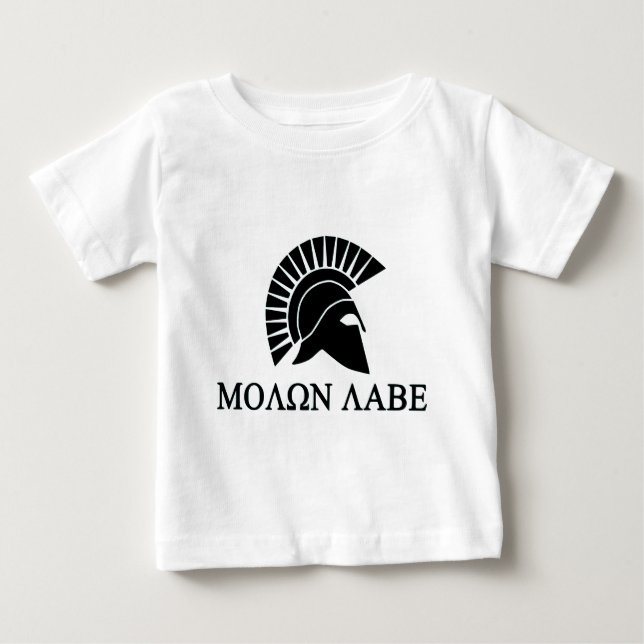 Camiseta Para Bebê molon_labe__B (Frente)