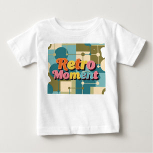 Camiseta Para Bebê Momento Retroativo - Groovy Baby Fine Jersey Tee
