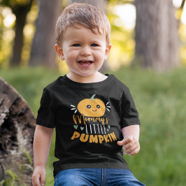 Camiseta Para Bebê Mommy's Little Pumpkin Cute Baby