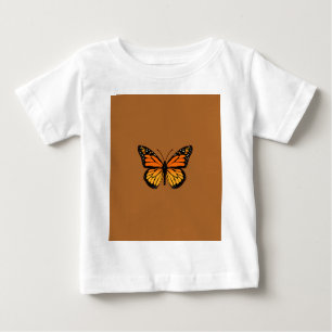 Camiseta Para Bebê Monarch Butterfly Joy