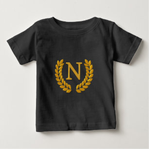Camiseta Para Bebê Monograma