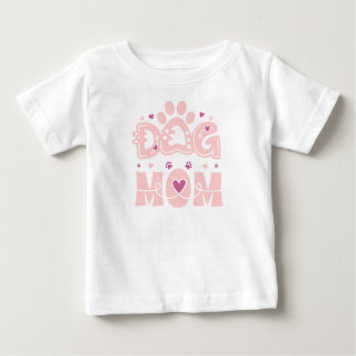 Camiseta Para Bebê Monograma MÍNIMA de MÃE DE CACHORRO