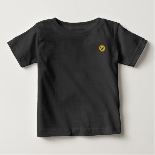 Camiseta Para Bebê Monograma Personalizado Bee Soft Jersey Tee