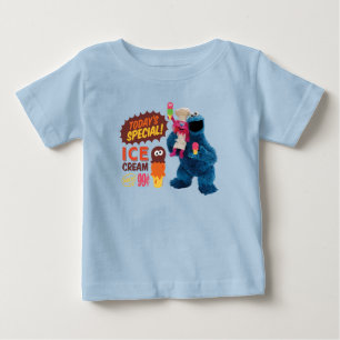 Camiseta Para Bebê Monster Foodies Especial de hoje