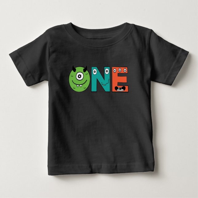 Camiseta Para Bebê Monster ONE Shirt (Frente)