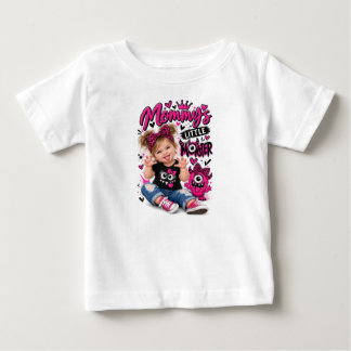 Camiseta Para Bebê Monstrinho da Mamãe – Fofo & Sassy