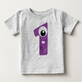 Camiseta Para Bebê Monstro 1