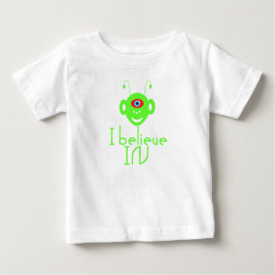 Camiseta Para Bebê Monstro da alienígena engraçado