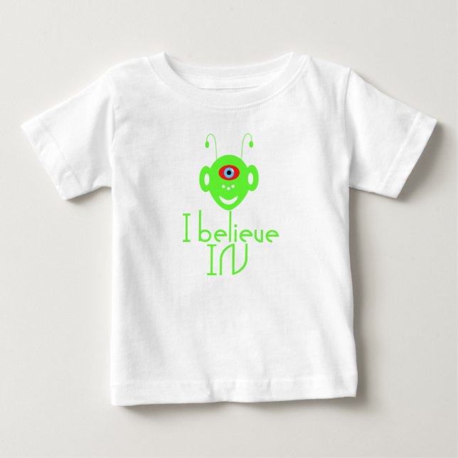 Camiseta Para Bebê Monstro da alienígena engraçado (Frente)