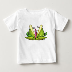Camiseta Para Bebê monstro da armadilha de venus