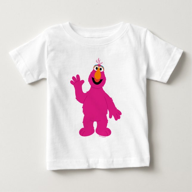 Camiseta Para Bebê Monstro da TV Rua do Sésamo (Frente)