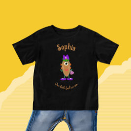 Camiseta Para Bebê Monstro de batata