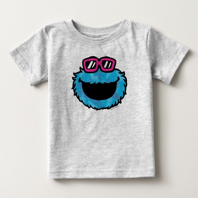 Camiseta Para Bebê Monstro de cookies | Víblias de Verão (Frente)