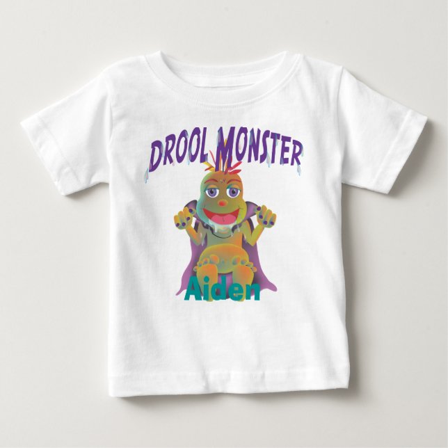 Camiseta Para Bebê Monstro do Drool (Frente)