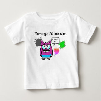Camiseta Para Bebê monstro do mamãe l'il