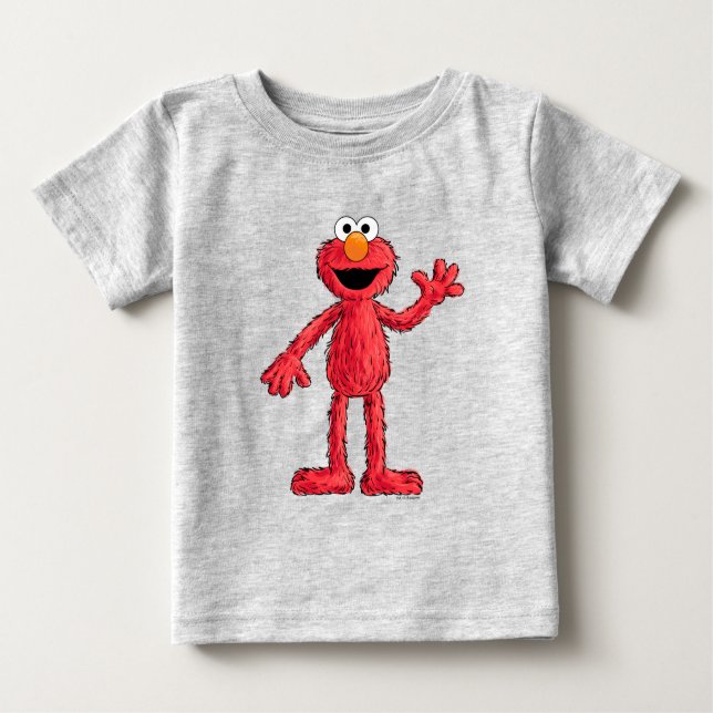 Camiseta Para Bebê Monstro no final desta história | Cutie Elmo (Frente)