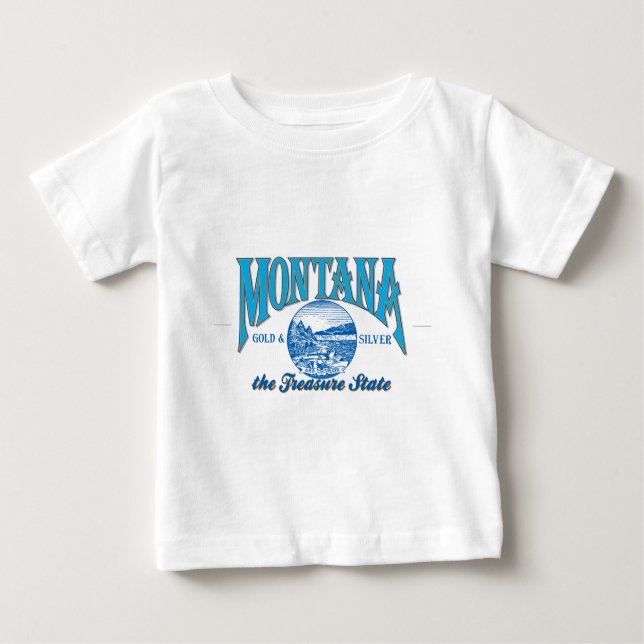 Camiseta Para Bebê Montana (Frente)
