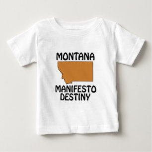 Camiseta Para Bebê Montana - Destino Manifesto