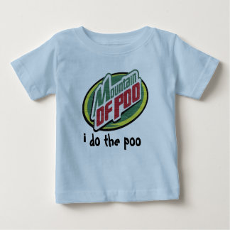 Camiseta Para Bebê montanha de cocô