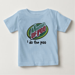Camiseta Para Bebê montanha do poo