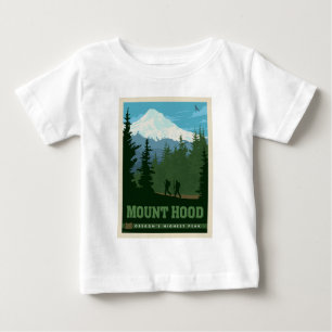 Camiseta Para Bebê Monte Hood   Oregon