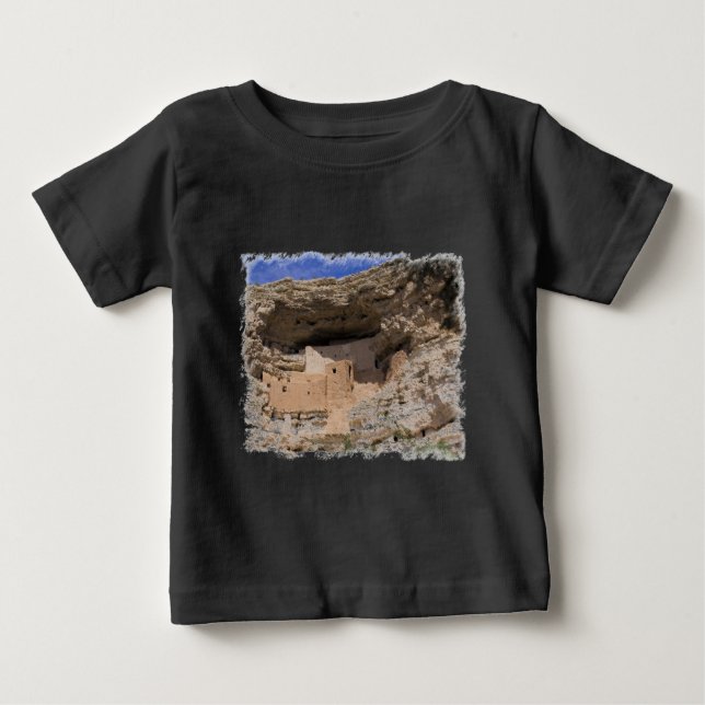 Camiseta Para Bebê Monumento Nacional do Castelo de Montezuma (Frente)