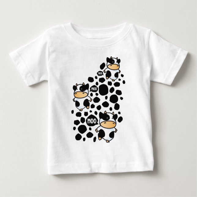CAMISETA PARA BEBÊ MOO_MOO_MOO (Frente)