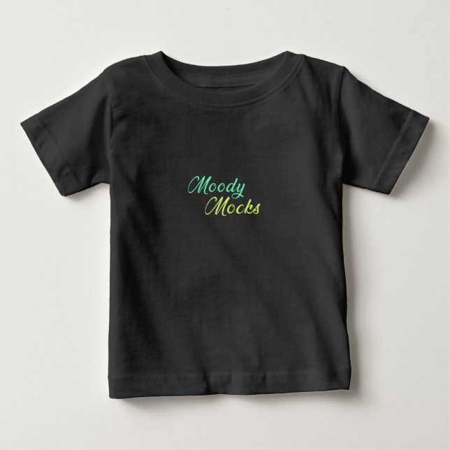 Camiseta Para Bebê Moody Mocks - Sarcasmo e atitude em estilo (Frente)
