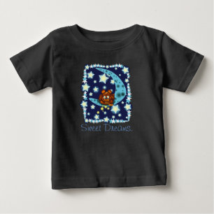 Camiseta Para Bebê Moon Bear