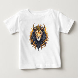 Camiseta Para Bebê Moonlit Guardians – Cosmic lion.