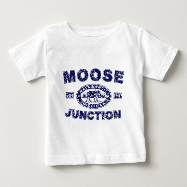 Camiseta Para Bebê Moose-Junção-Distante-[ (Frente)