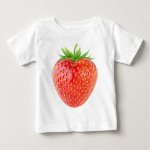 Camiseta Para Bebê Morango