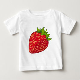 Camiseta Para Bebê Morango