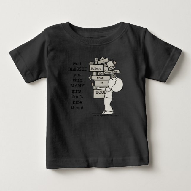 Camiseta Para Bebê Mostre Seus Dons (Frente)