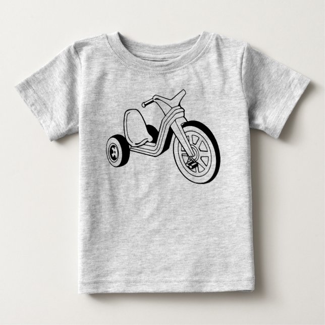 Camiseta Para Bebê Motocicleta - bebê (Frente)