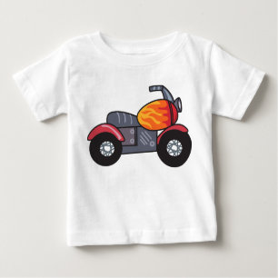 Camiseta Para Bebê Motocicleta infantil