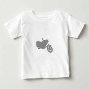 Camiseta Para Bebê Motocicleta: Perfil do esboço: