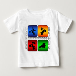 Camiseta Para Bebê Motocross espetacular