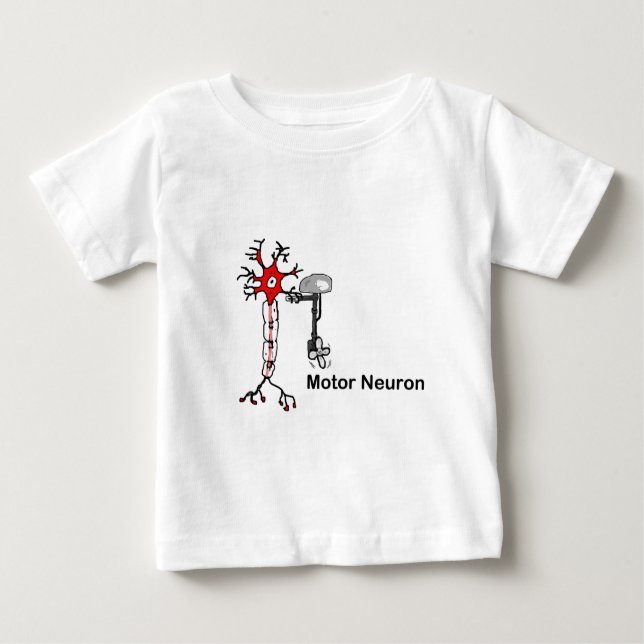 Camiseta Para Bebê Motor Neuron (Frente)